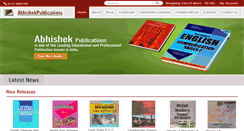 Desktop Screenshot of abhishekpublications.com