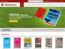 Tablet Screenshot of abhishekpublications.com